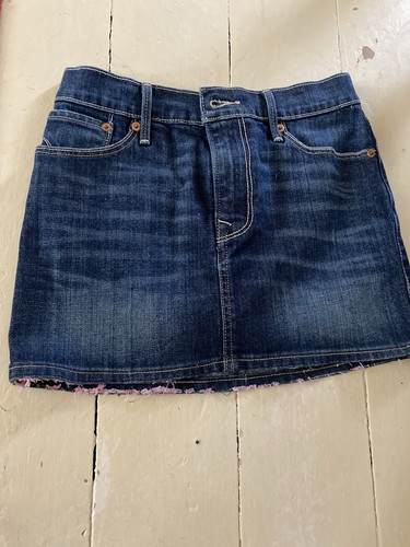 Levi denim mini skirt size - denim,