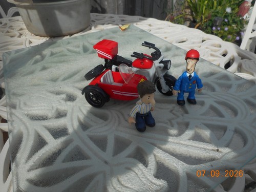Postman pat motor bike - bike, (pat