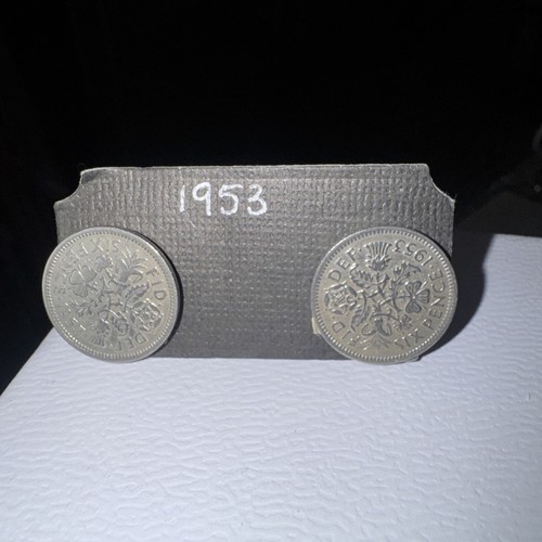 Men 1953 sixpence cuff - sixpence,