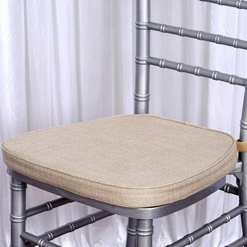 Natural burlap chiavari chair - natural,