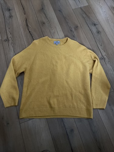 Mens mustard yellow ribbed - m&s,