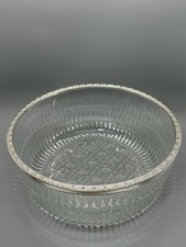 Large Vintage Pressed Glass