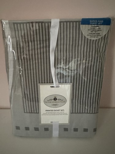 Superking duvet cover grey - duvet, (grey