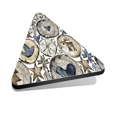 1x Triangle Fridge MDF Magnet