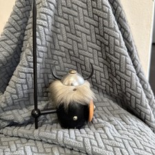 Cute Little Viking With Horned Helmet  