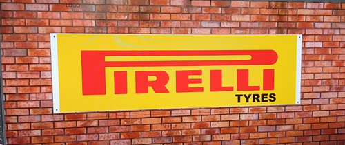 Pirelli tyres banner vintage - tyres,
