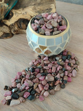 Rhodonite Crystal Chips 5-9mm Natural Rhodonite Gemstone Tumbled Chips 50g -200g