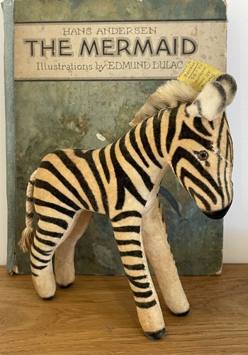 Antique vintage steiff zebra - vintage,