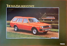 Mazda 323 1400 Estate Brochure 1981