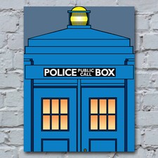 Police Box Canvas Art Print