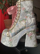 Dollskill Sugar Thrillz Boots Size Uk 3-4