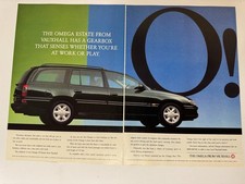 Original 1994 Vauxhall Omega Estate Magazine Advert Poster Man Cave Garage Retro