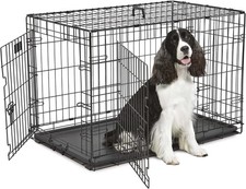 Dog Cage Pet Puppy Metal Training Crate Carrier Black S M L XL XXL sizes