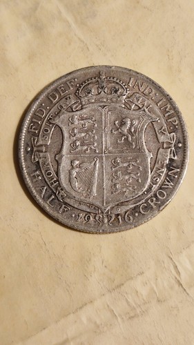 1916 king george silver - george, v