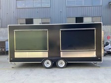 Commercial Black Food Trailer