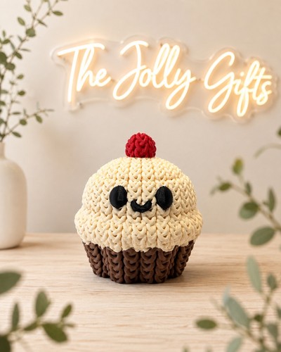 Cupcake ornament printed - 3d,