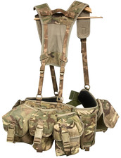 Osprey Hip Belt MOLLE MTP Webbing Size Medium Yoke & Pouches Airsoft Loadout