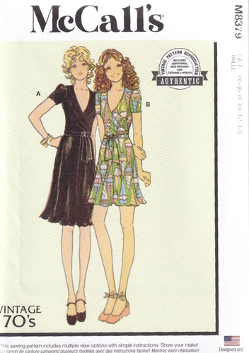 Mccalls 8379 vintage 70s dress - mccalls,