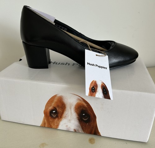 Hush puppies black leather - hush,
