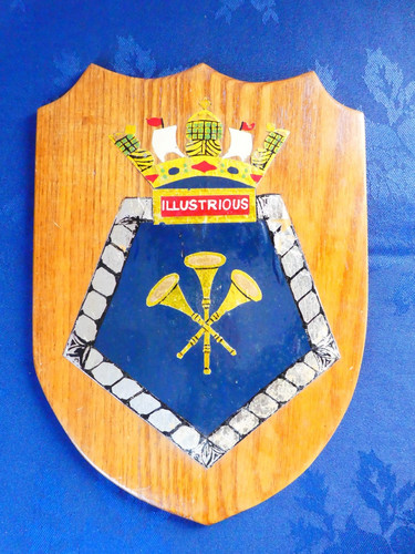 Vintage hms illustrious ship - illustrious,
