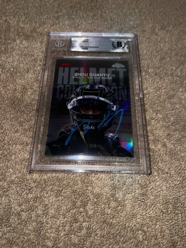 Zhou guanyu signed 2024 topps - zhou,