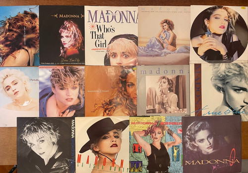 Madonna inch vinyl singes - madonna,