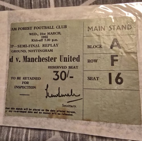 1965 cup semi final replay - semi,