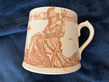 Very Rare Royal Doulton Victory And Peace 1919 mug Caerphilly District Council 