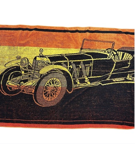 Vintage beach towel caravan - vintage,