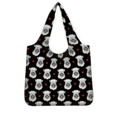 SOFT COATED WHEATEN TERRIER SHOPPING BAG FOLDABLE REUSABLE WASHABLE DOG TOTE GIF