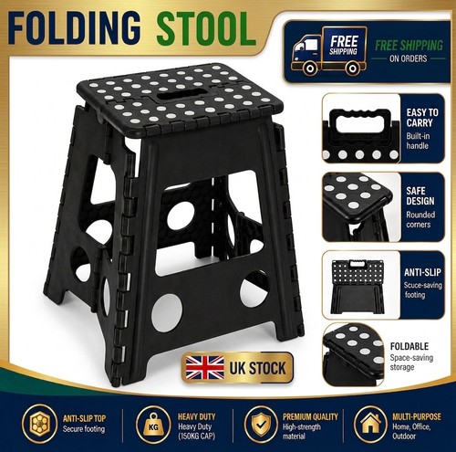 Large 150kg folding stool - large,