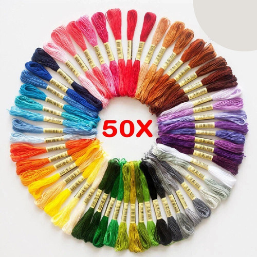 50skeins embroidery threads - embroidery,