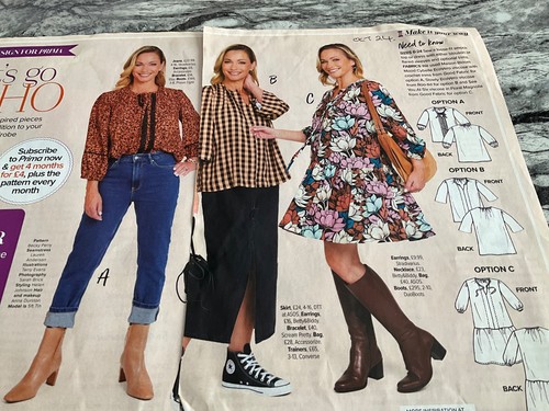 Prima sewing pattern - pattern,