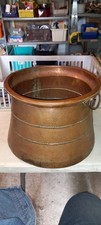 Large fabulous Antique Hammered Copper Cooking Pot