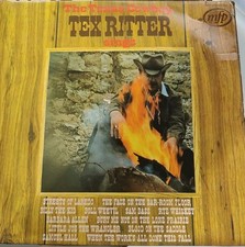 TEX RITTER - The Texas Cowboy Sings - 12-inch Vinyl LP