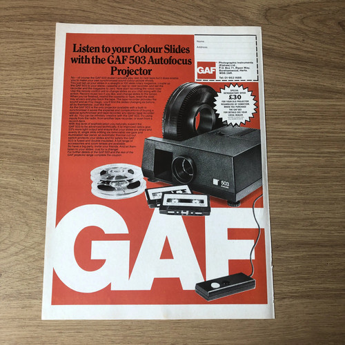 Cams31 magazine advert - magazine, 11x8