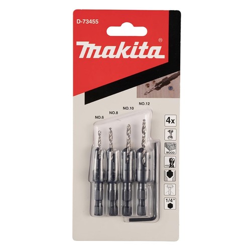4piece countersink drill bit - 4piece,