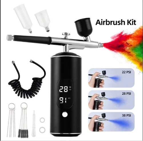 Cordless airbrush kit portable - kit,