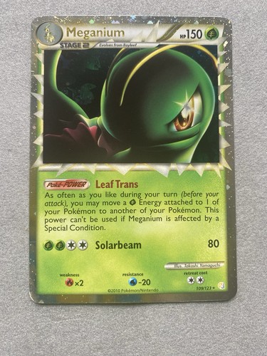 Pokemon meganium prime holo - meganium,