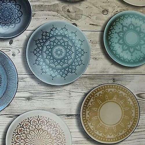 Table mosaic plate wallpaper - table,