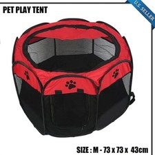 Portable Foldable Pet Playpen,Pet Puppy Dog Playpen Exercise Pen Kennel,Removabl