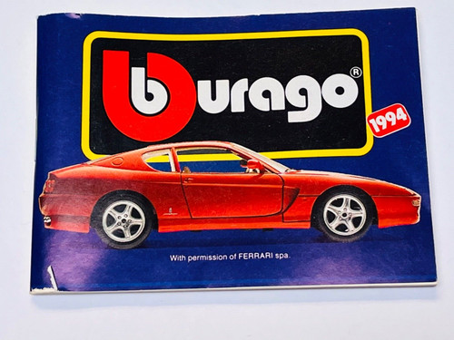 Burago catalog diecast - burago, of