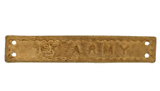 WWII 1st. ARMY BAR or CLASP in BRASS for FULL SIZE British WWII AFRICA STAR.