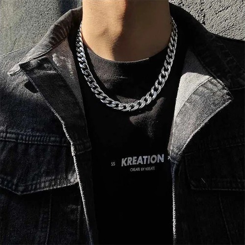 Mens curb chain thick - mens,
