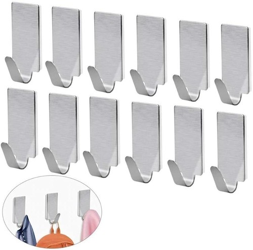 Wall hooks 10x no drill - 10x,