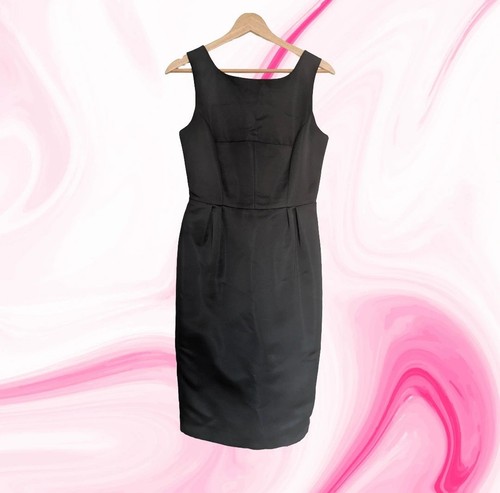 Whistles black satin look - satin,