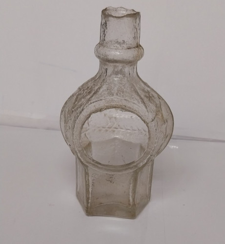 Antique glass bird cage - glass, water