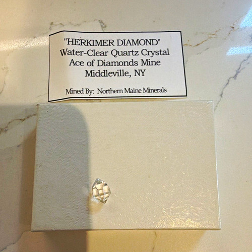 Herkimer diamond water - herkimer, water-clear