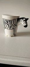 3D Parlane Zebra Mug Hand Painted