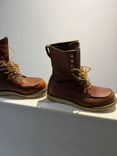 Red wing moc toe - size, 7